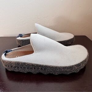 Asportuguesas by Fly London Come Sneaker Mule Clogs Stretch Cork Size 41